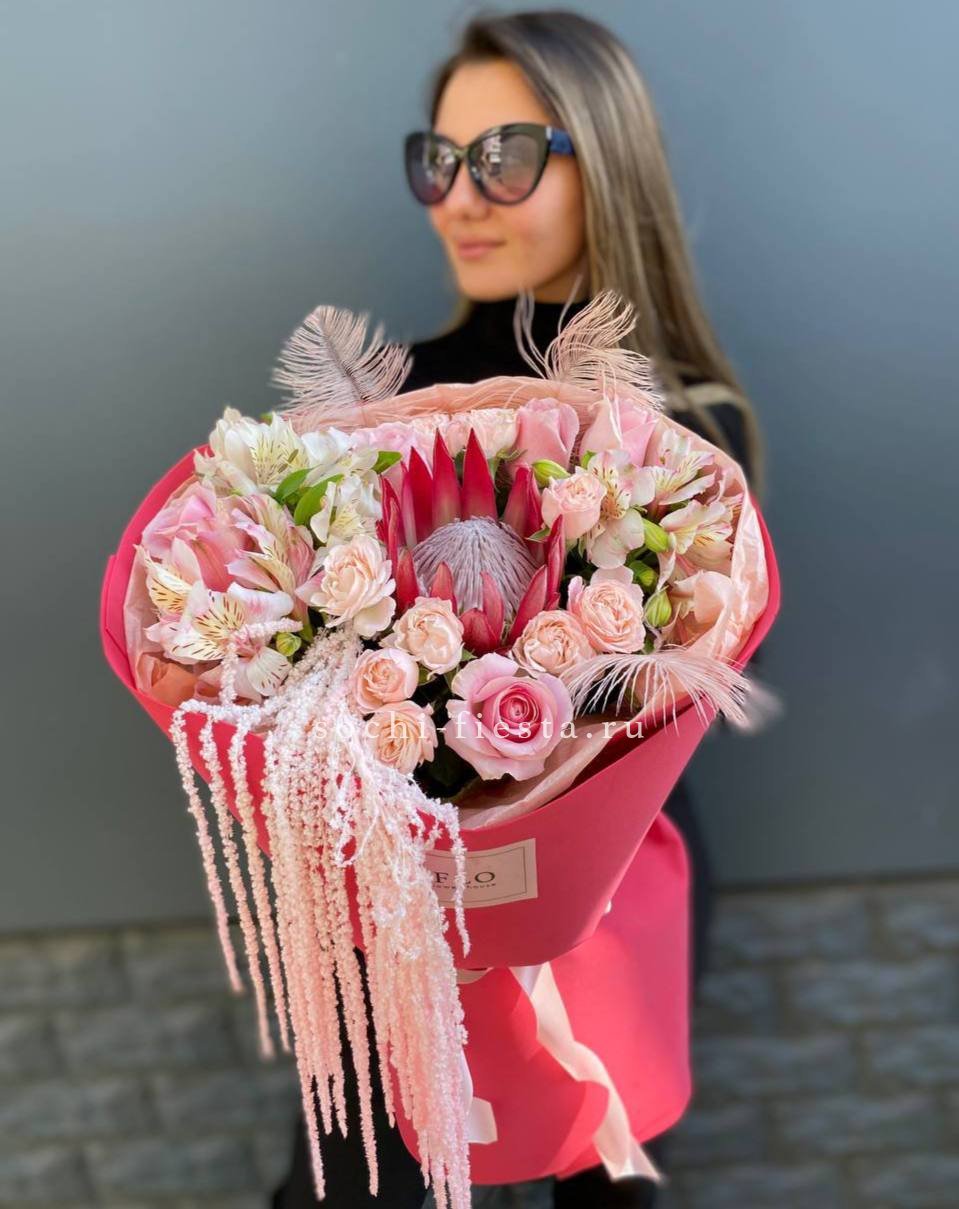 Экзотические букеты