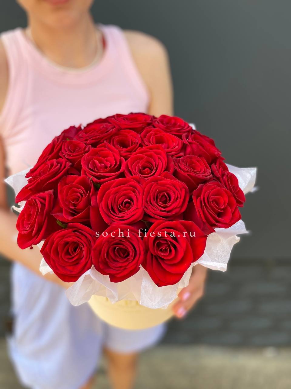 свадебная коробка XL с пионами для церемонии в Грозные