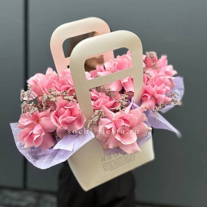 Сумочка розовых роз "Плинки" в Грозные