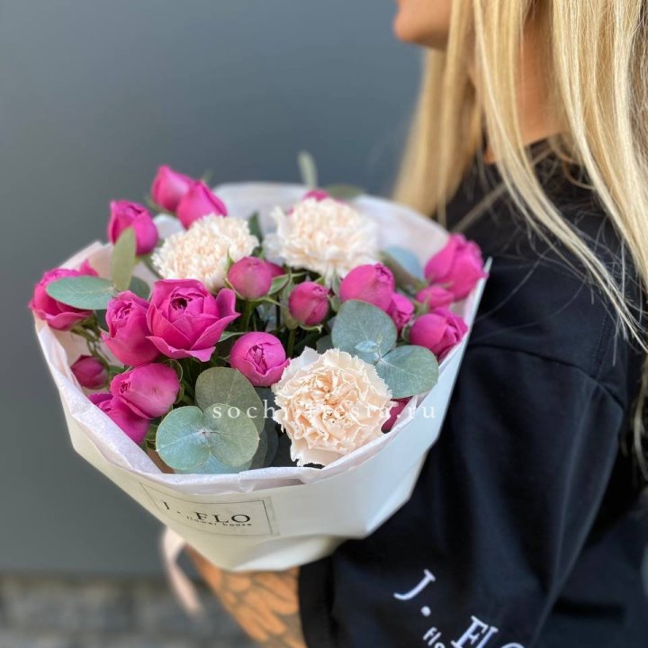 Букет с мисти бабблс №2 в Грозные