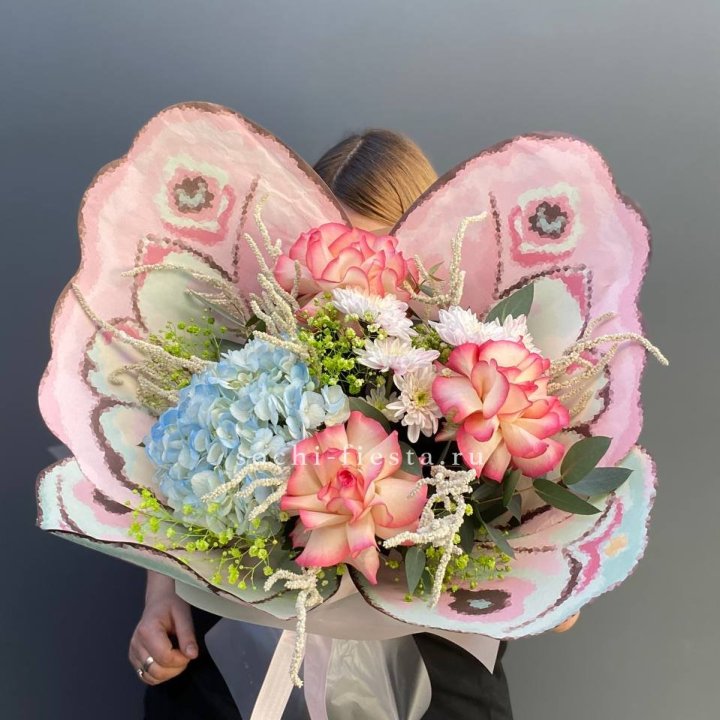 Дизайнерский букет бабочка №5 в Грозные