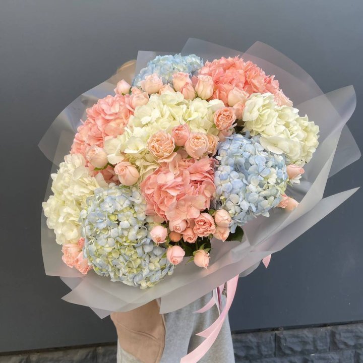 Дуо гортензии и бомбастик в Грозные