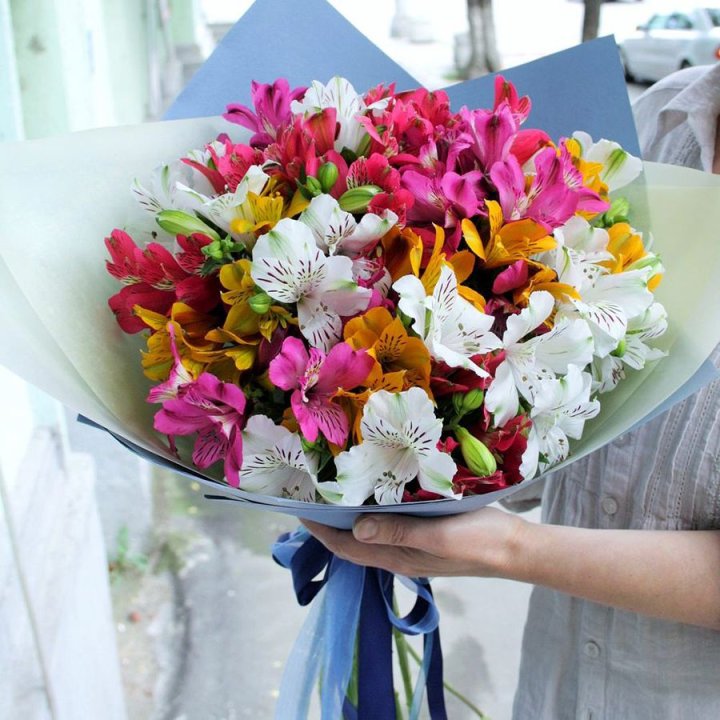 Микс альстромерий в Грозные