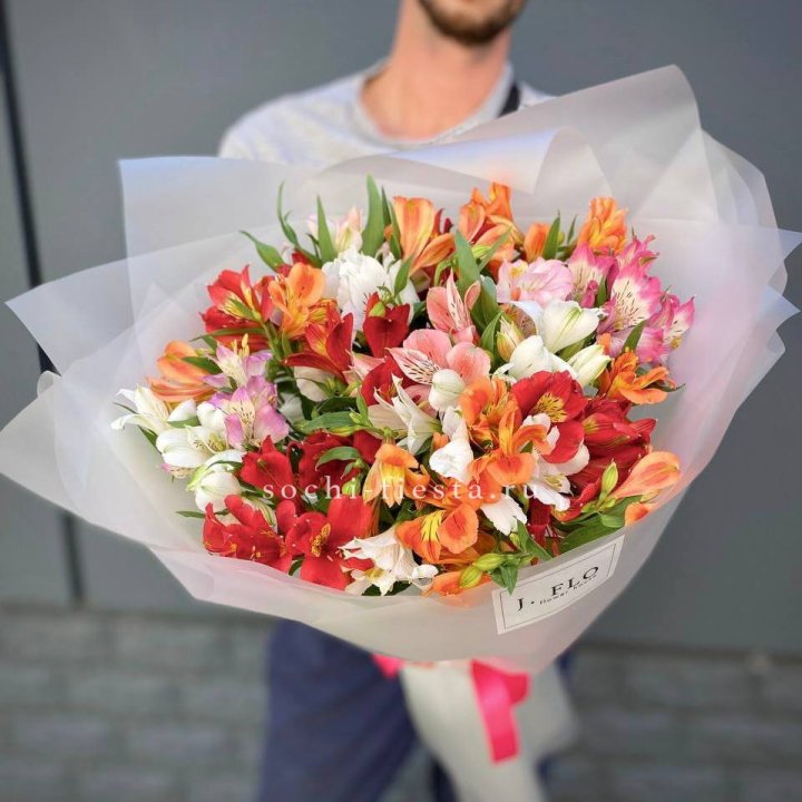 Микс альстромерий №5 в Грозные