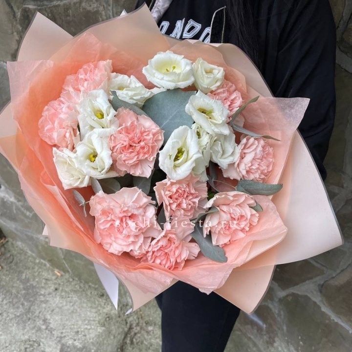  Букет диантусов "Пич" в Грозные