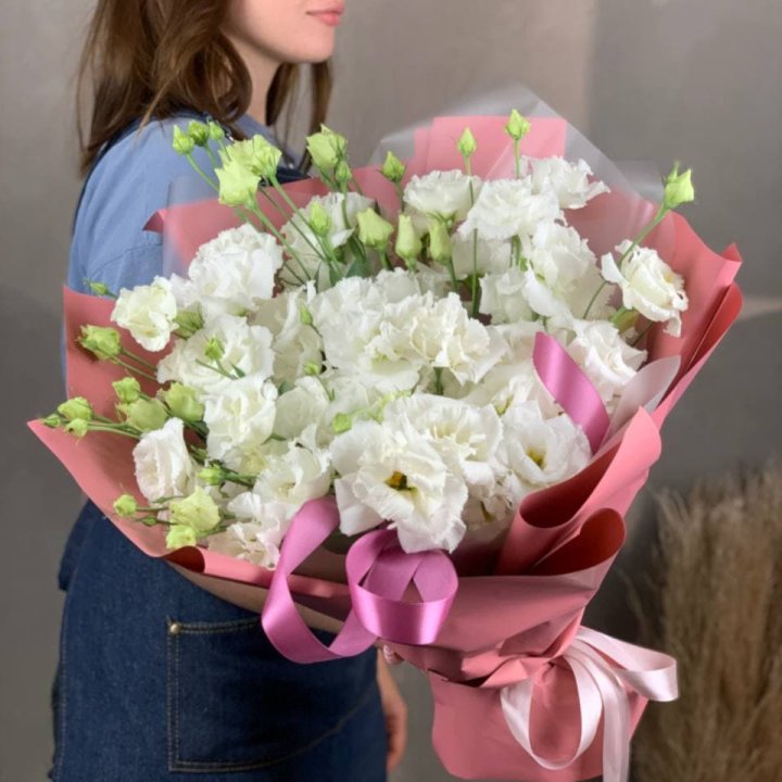 Букет эустом "Пудра" в Грозные