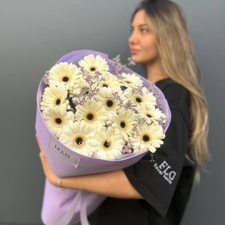 Букет голландских гербер "Лавандер" в Грозные