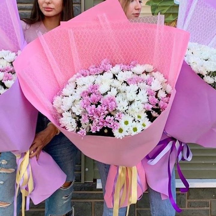 Букет хризантем №3 в Грозные