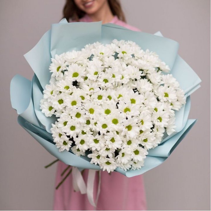  Букет хризантем "Бон-бон" в Грозные