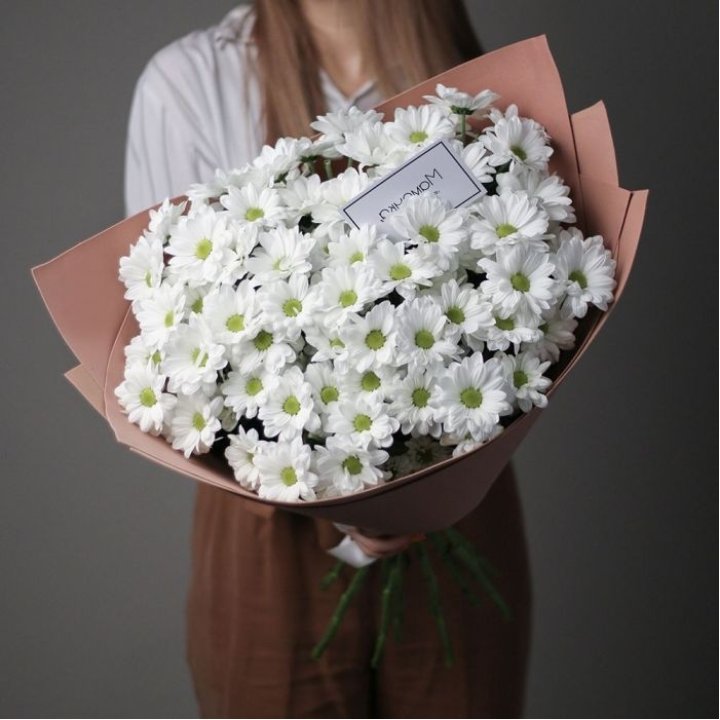 Хризантемы в крафте в Грозные