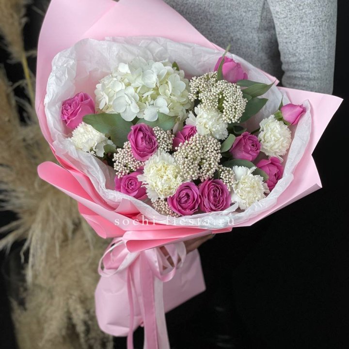 Букет с мисти бабблс №1 в Грозные