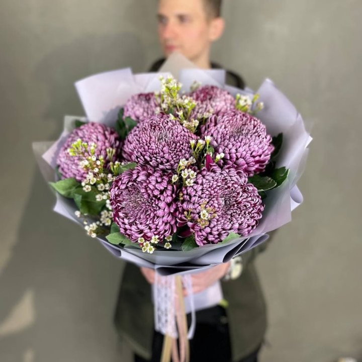 Букет хризантем "Палермо" в Грозные