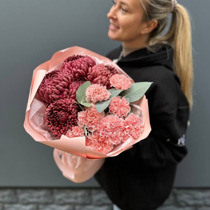 Дуо диантусы и бигуди в Грозные