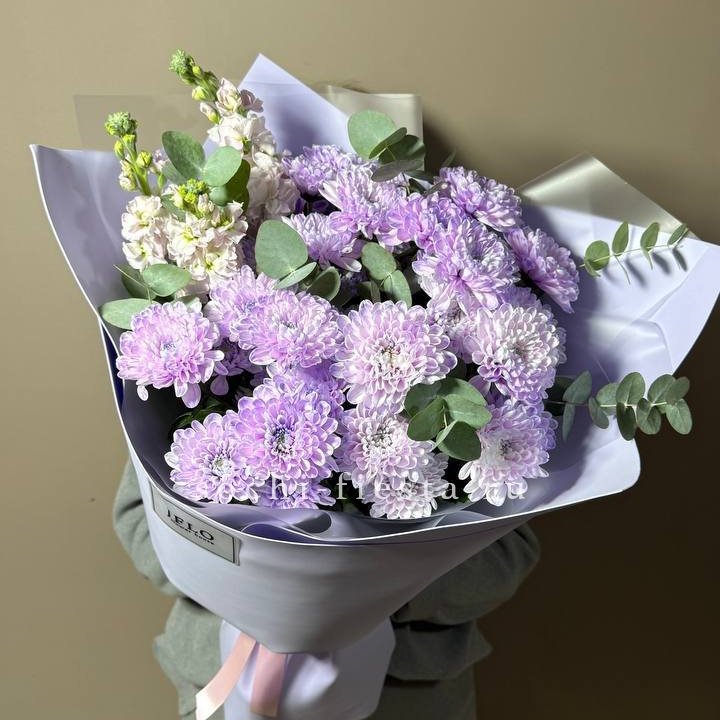 Дуо хризантема и маттиола в Грозные