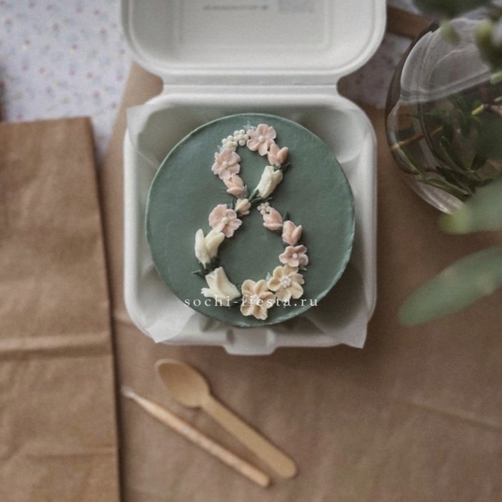 Бенто-торт "8 марта" green  в Грозные