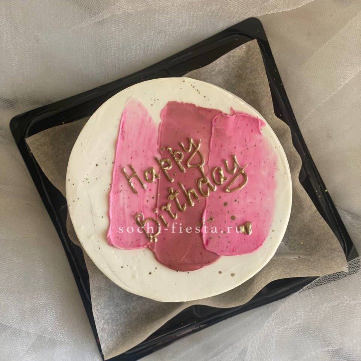 Бенто-торт "С днём рождения" пастель в Грозные