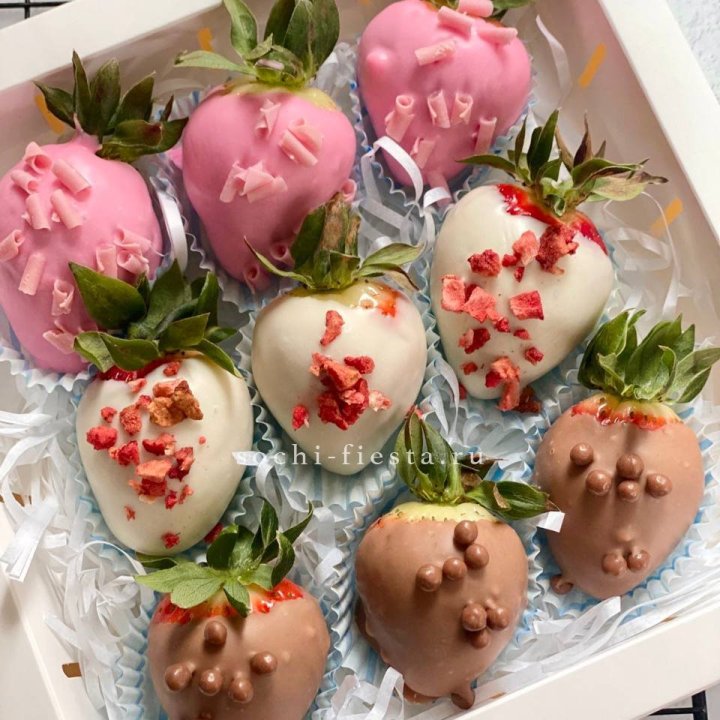 Клубника в шоколаде 9 ягод в Грозные