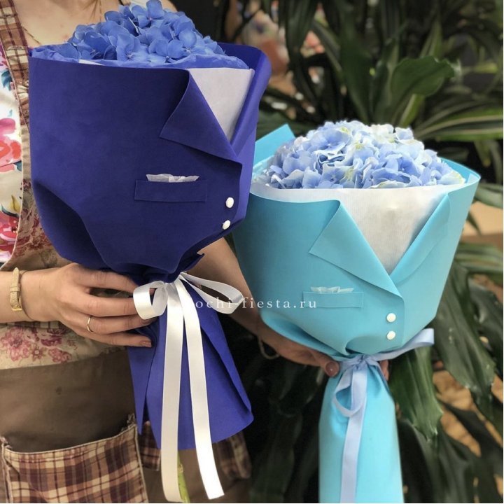 Букет с гортензией с пиджаком в Грозные