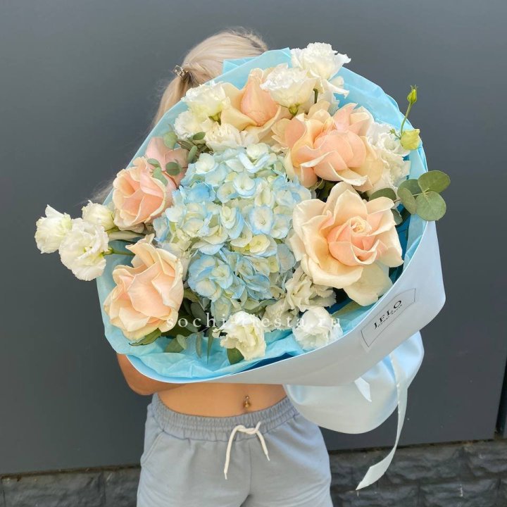 Сборный букет "Голубой закат" в Грозные