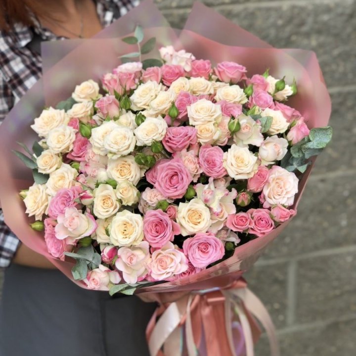 21 кустовая роза в Грозные