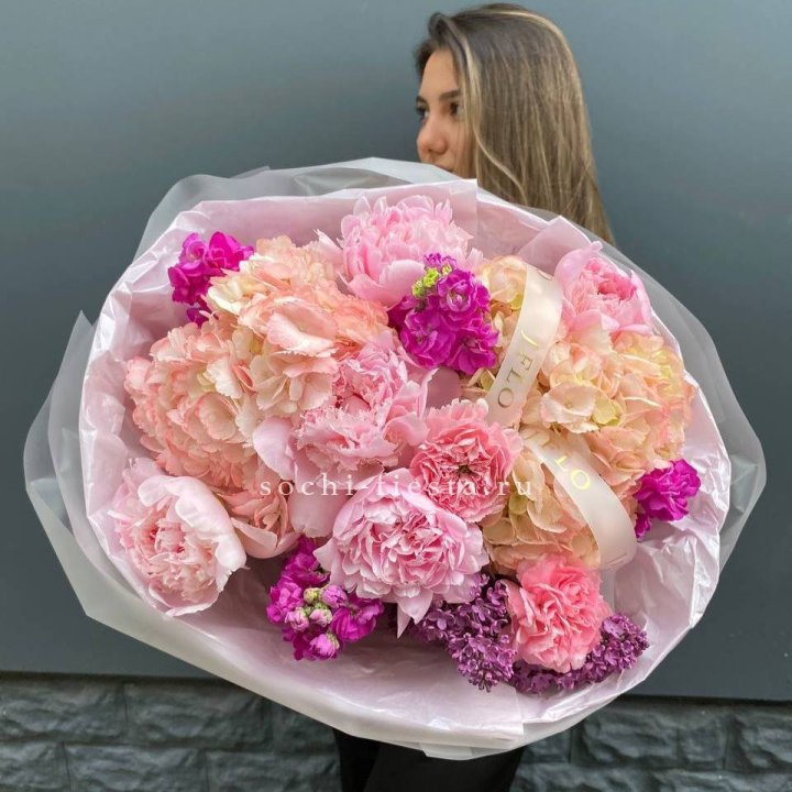  Букет "Фловер пионс" в Грозные