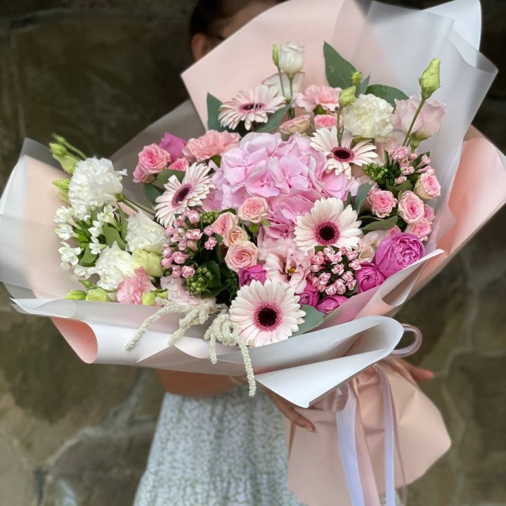 Авторский букет Пич в Грозные