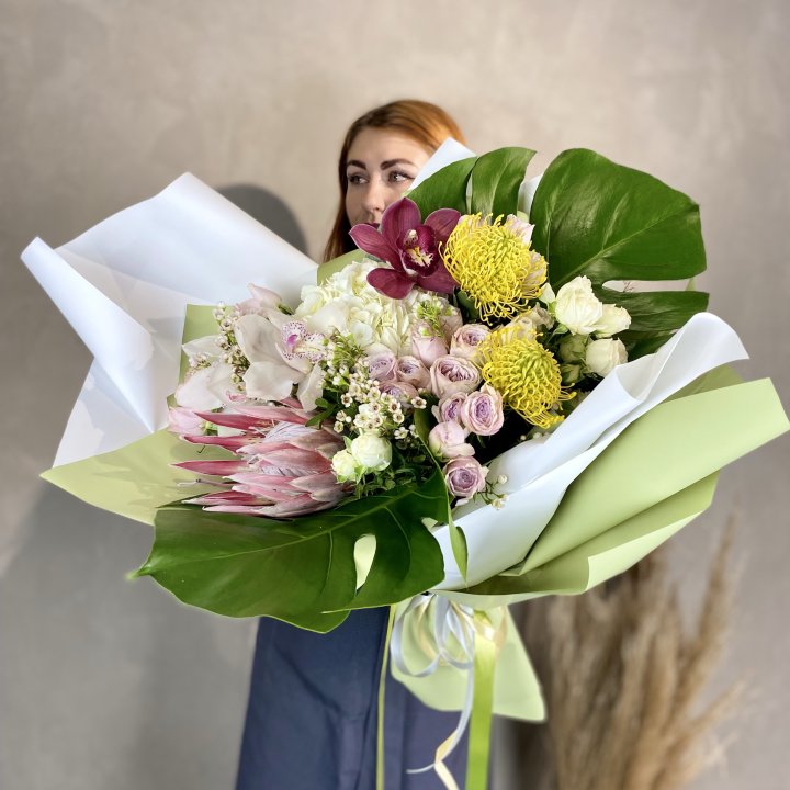 Дизайнерский букет экзотики в Грозные