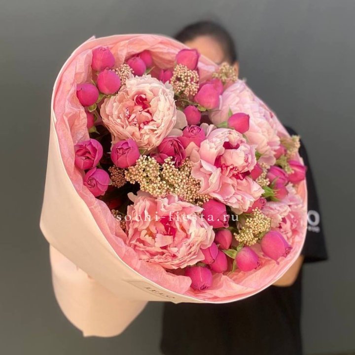  Букет с пионами "Преференс" в Грозные
