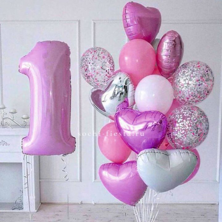 Набор шаров "С днем рождения" в Грозные