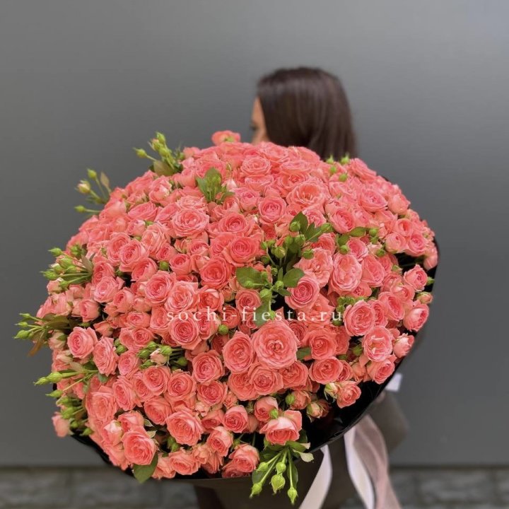 101 кустовая роза Барбадос в Грозные