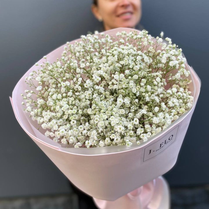 11 белых гипсофил в фоамиране в Грозные