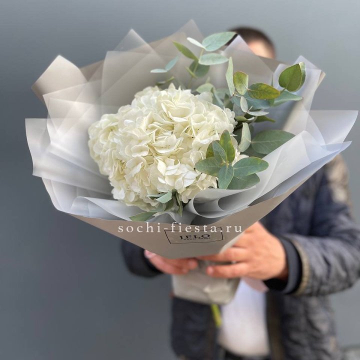  Букет  из белой гортензии в Грозные