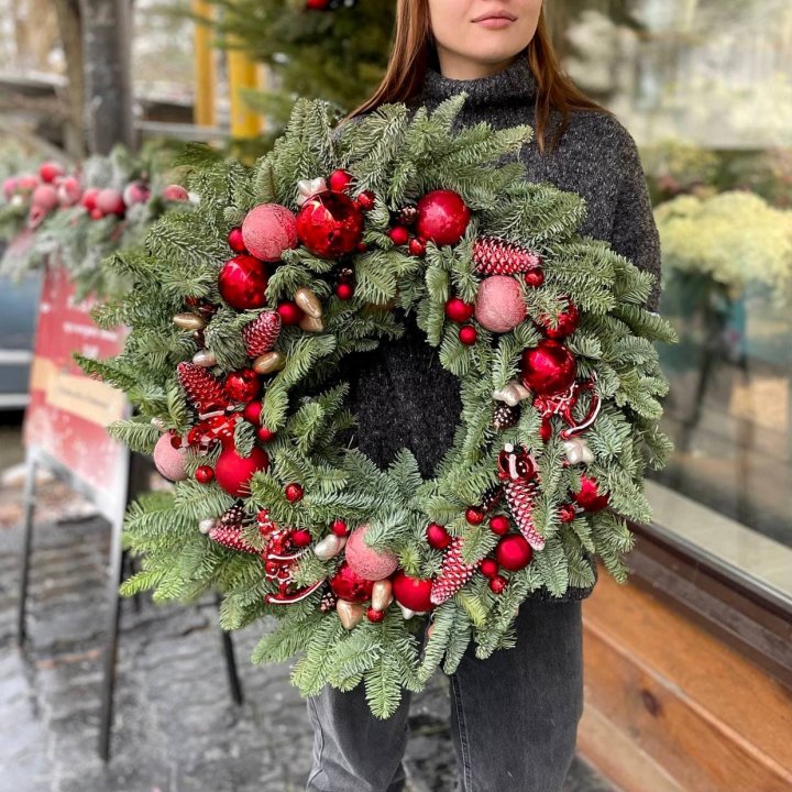Рождественский венок  в Грозные