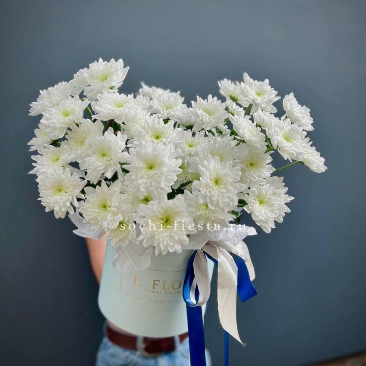 Коробка с хризантемами №3 в Грозные