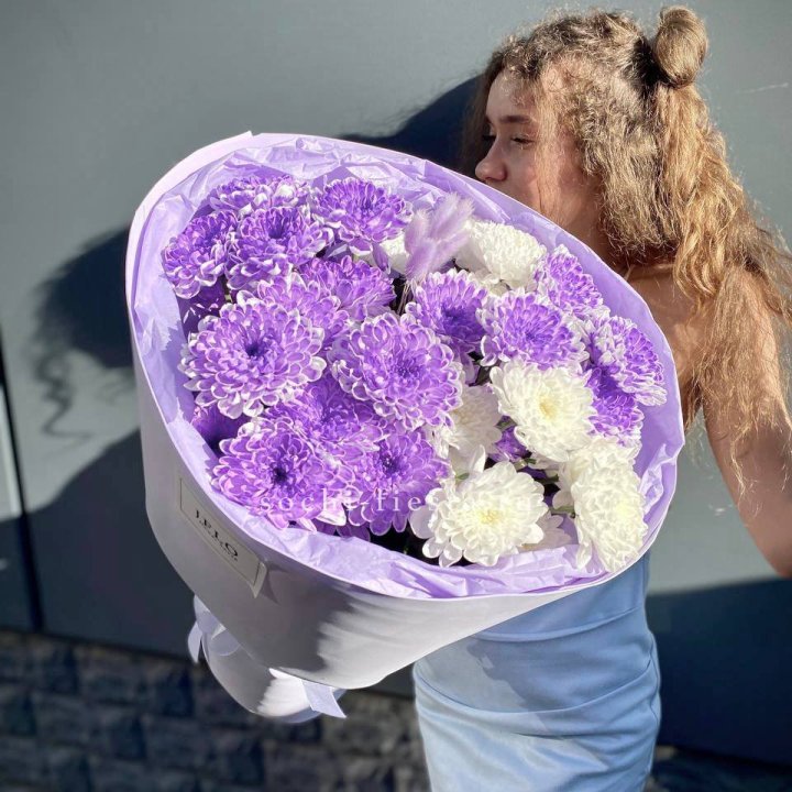  Букет хризантем "Сирена" в Грозные