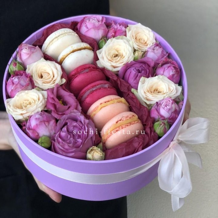 Цветочный бокс "Лаванди" в Грозные