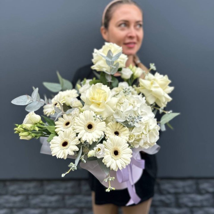 Цветочный бокс "Лавандовый сон" в Грозные