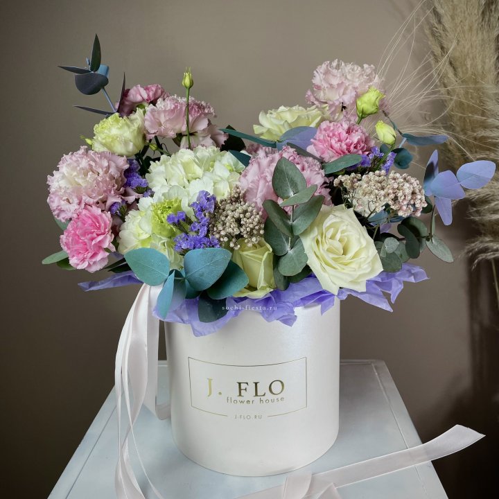 Цветочная коробка "Ода" в Грозные