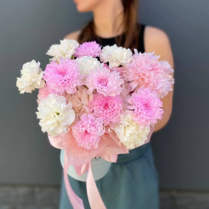 Коробка с цветами "Фиона" в Грозные