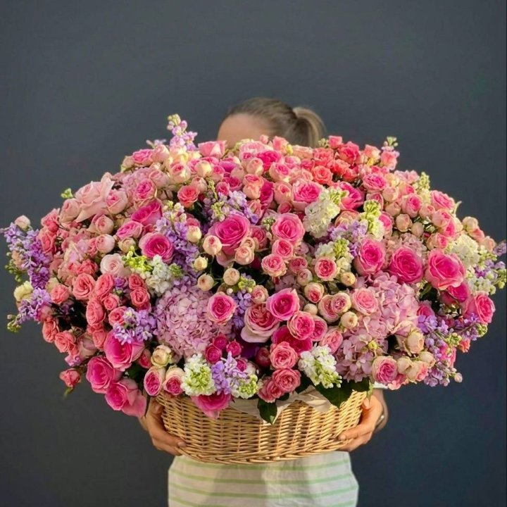 Цветочная корзина гигант №5 в Грозные