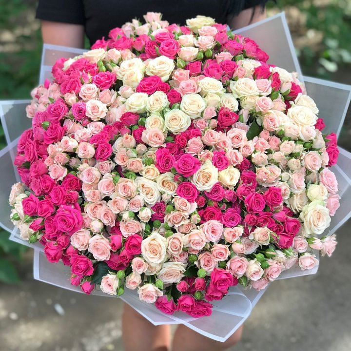 101 кустовая роза в Грозные