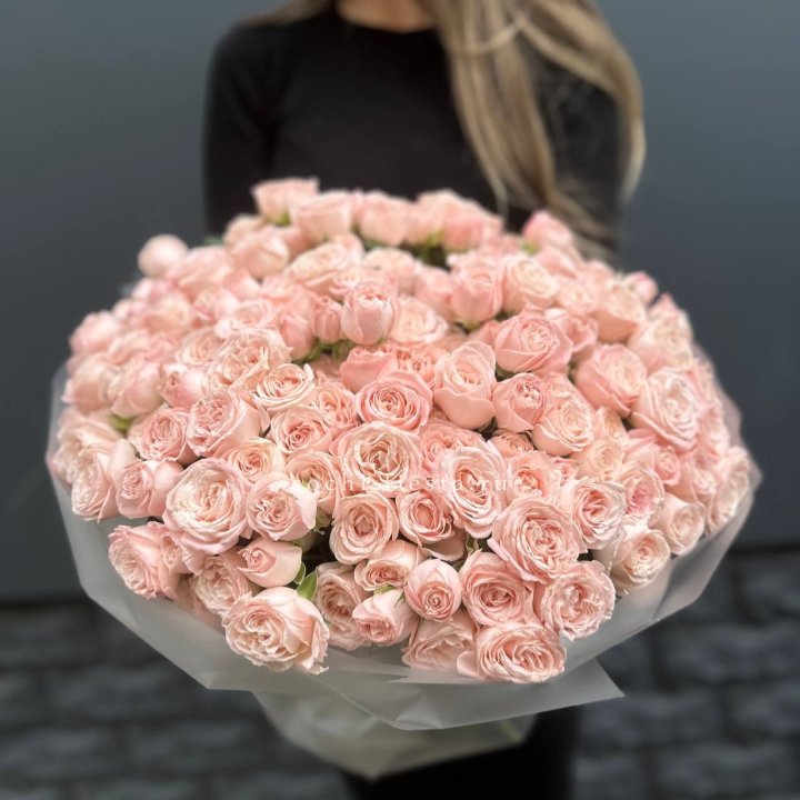 51 кустовая роза Бомбастик в Грозные