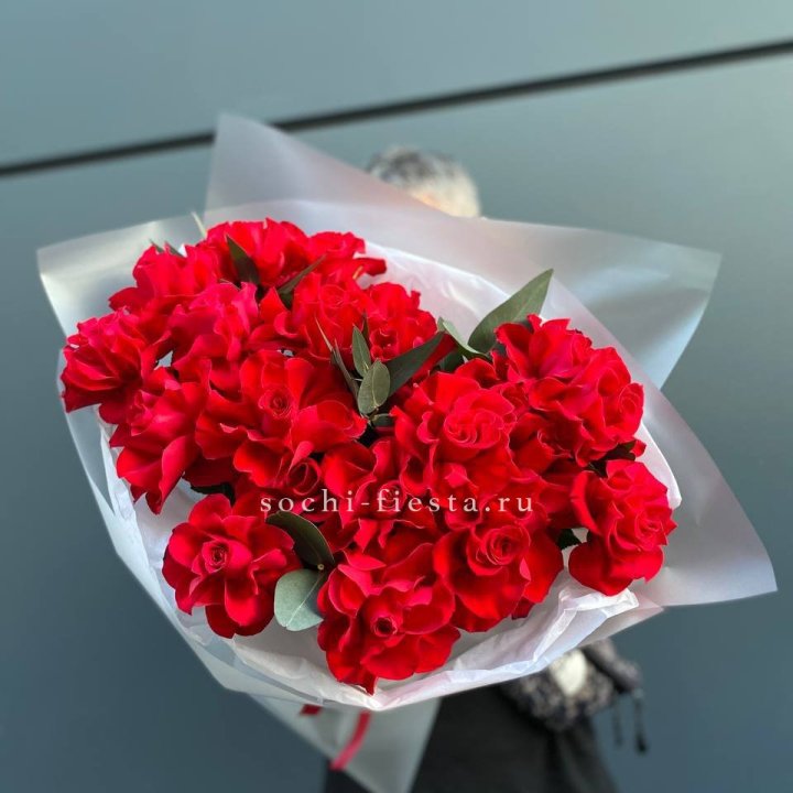 21 Красная французская роза в Грозные