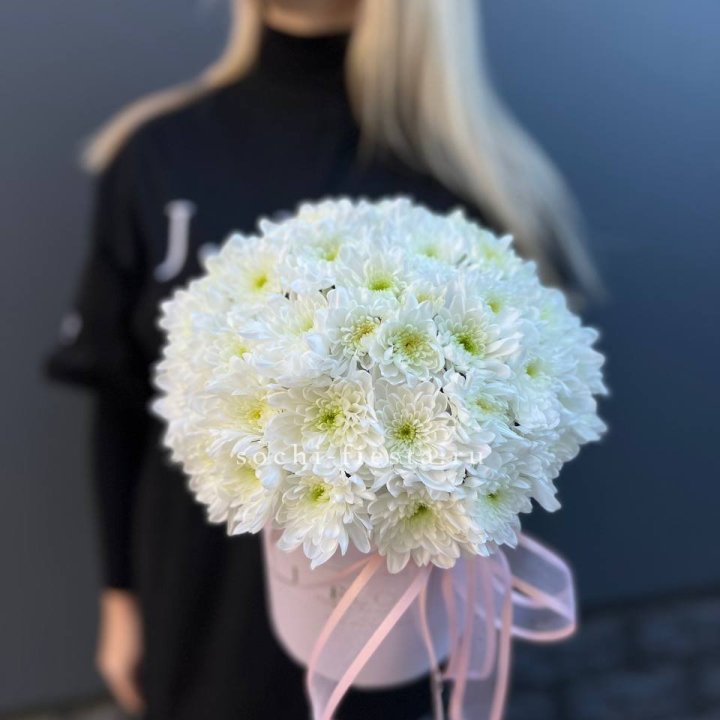 Коробка с хризантемами №1 в Грозные