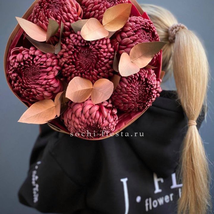 Хризантемы "Голд шоколад" в Грозные