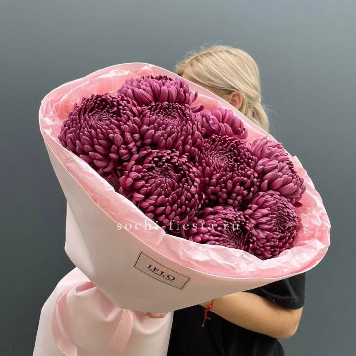 9 хризантем бигуди в Грозные