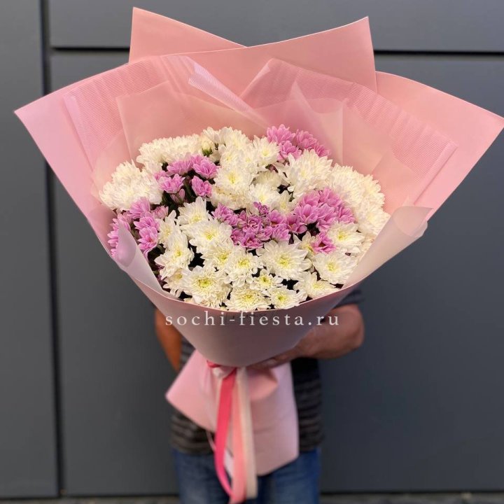  Букет хризантем- гигант  в Грозные