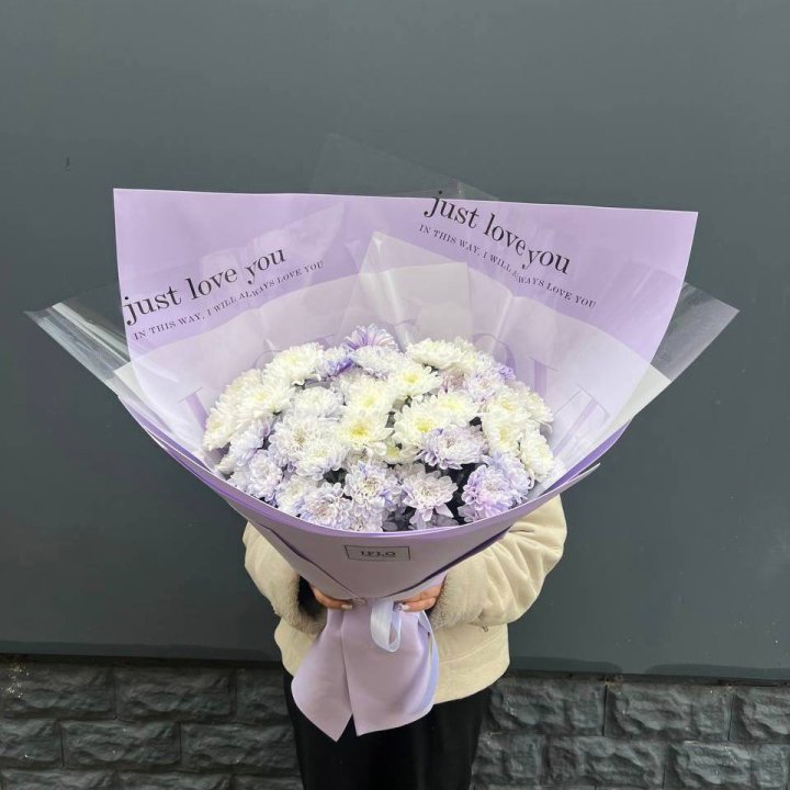 9 воздушных хризантем в Грозные