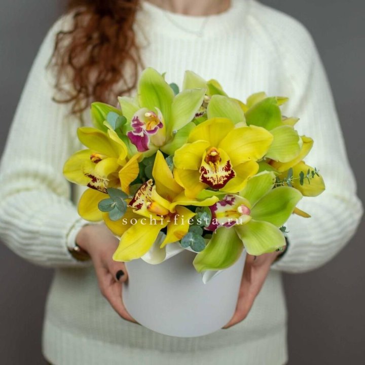 Бокс с орхидей №1 в Грозные