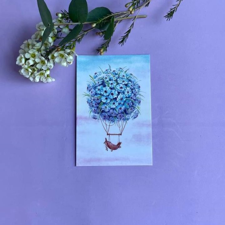 Открытка к букету "Флоростат" в Грозные